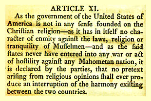 Article 11 of the Treaty of Tripoli